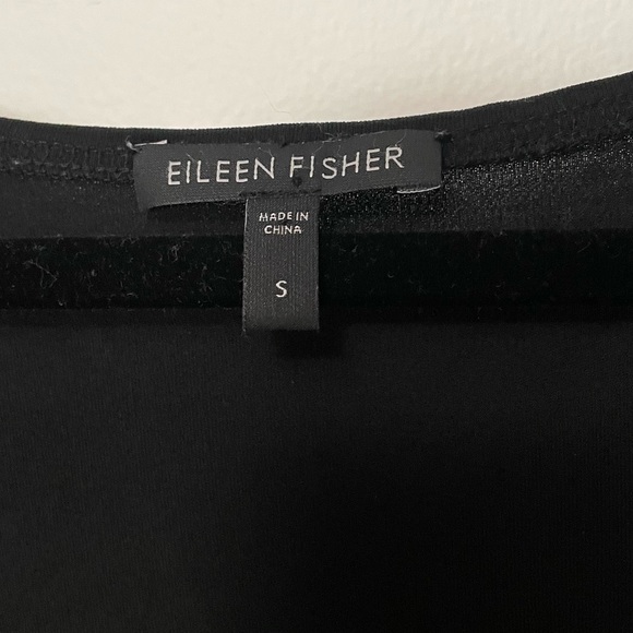 Eileen Fisher Black Everyday Silk Tunic - Picture 6 of 8